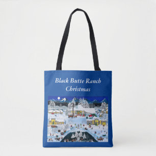 Weihnachten im Black Butte Resort Candle Tasche