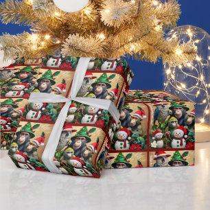 "Weihnachten im Dschungel" Geschenkpapier