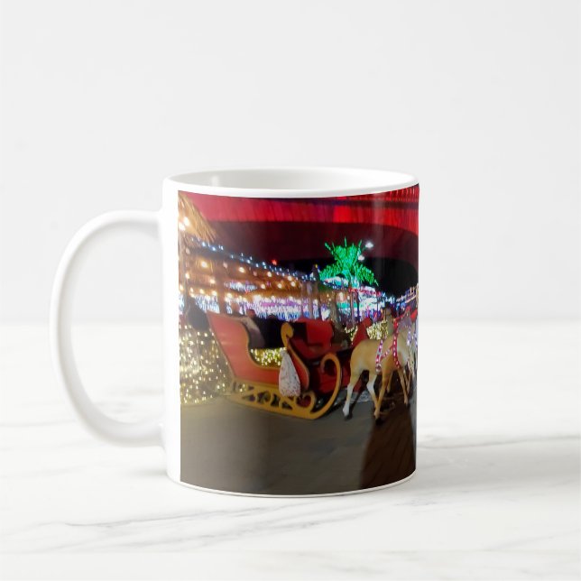 Weihnachten im englischen Dorf Kaffeetasse (Links)