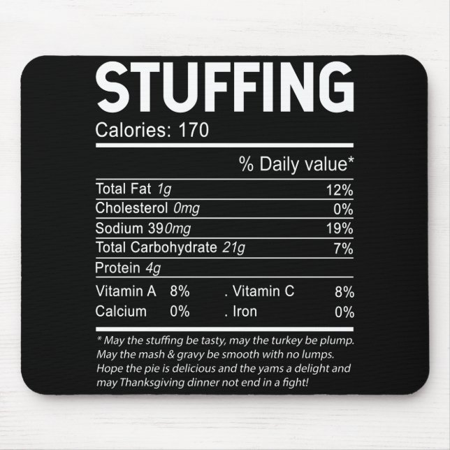 Weihnachten im Erntedank Ersticken ernährungsphysi Mousepad (Vorne)