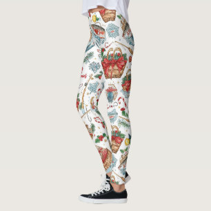 Weihnachten im Fischfang Leggings