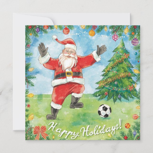 Weihnachten im Fußball Weihnachten Weihnachten Fuß (Vorderseite)