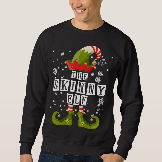 Weihnachten im Glanzelfen Sweatshirt (Vorderseite)