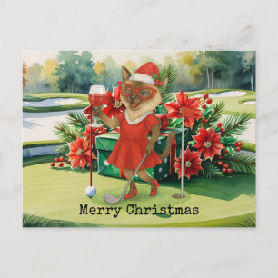 Weihnachten im Golf zum Thema "Frauen als Katzen"
