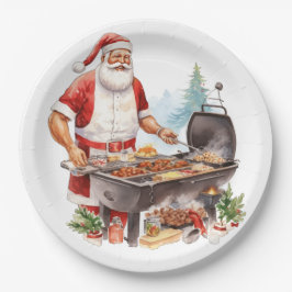 Weihnachten im Grill Pappteller