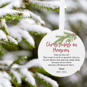 Weihnachten im Himmel Gedicht Gedenkstätte Winterg Ornament