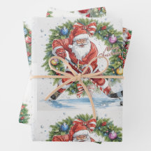 Weihnachten im Hockey mit dem Weihnachtsmann