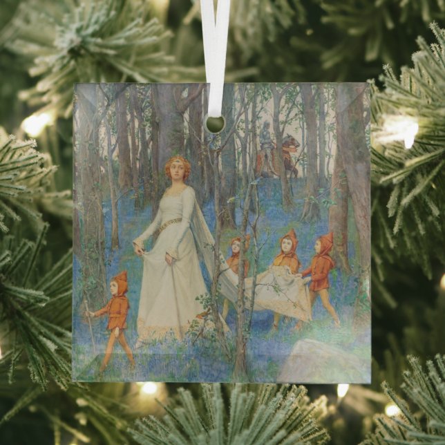 Weihnachten im Jahrtausend, Das Feenwald (1903) Ornament Aus Glas (Insitu)