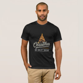 Weihnachten Im Juli 2024 Shirt, Sommer Weihnachtsm T-Shirt