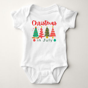 Weihnachten im Juli Baby Strampler
