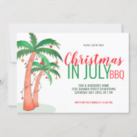 Weihnachten im Juli BBQ-Party