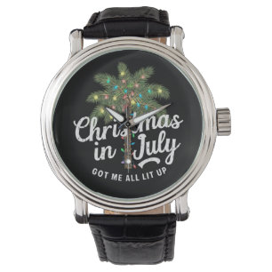 Weihnachten im Juli brachte mich völlig aus dem Hä Armbanduhr