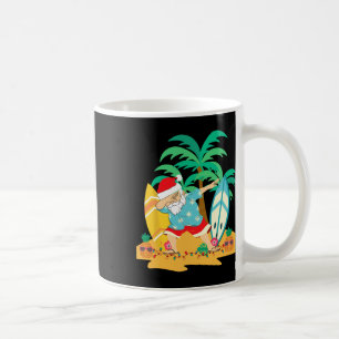 Weihnachten im Juli Dabbing Santa Tropisches Weihn Kaffeetasse