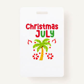 Weihnachten im Juli Drehte Flop Funny Summer Xmas  Ausweis