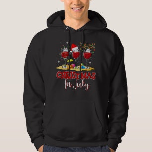 Weihnachten im Juli drei Glas Rotwein Sommer 2 Hoodie