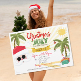 Weihnachten im Juli Einladung, lustiges Party im S Einladung
