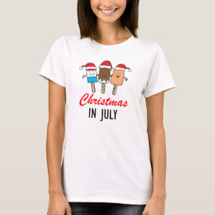 Weihnachten im Juli Eiszeit Pop Niedlich T-Shirt
