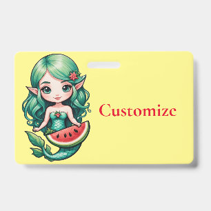 Weihnachten im Juli Elf Mermaid Thunder_Cove Ausweis