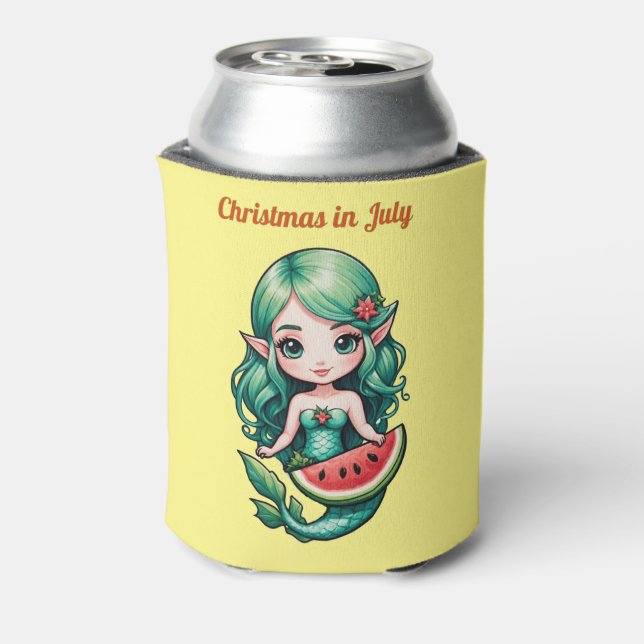 Weihnachten im Juli Elf Mermaid Thunder_Cove Dosenkühler (Kanne Rückseite)