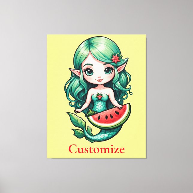 Weihnachten im Juli Elf Mermaid Thunder_Cove Leinwanddruck (Vorderseite)