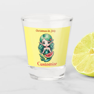 Weihnachten im Juli Elf Mermaid Thunder_Cove Schnapsglas
