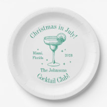 Weihnachten im Juli Familienname Cocktail Party