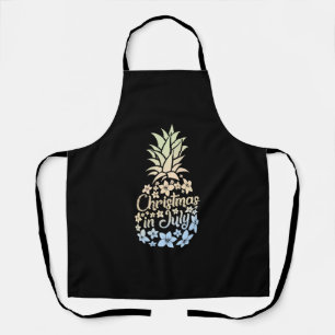 Weihnachten im Juli farbenfrohe Ananas Beach Somme Schürze