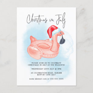 Weihnachten im Juli Flamingo Summer Pool Party 