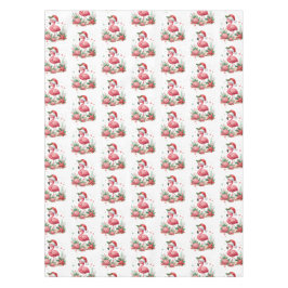 Weihnachten im Juli Flamingo Tischdecke