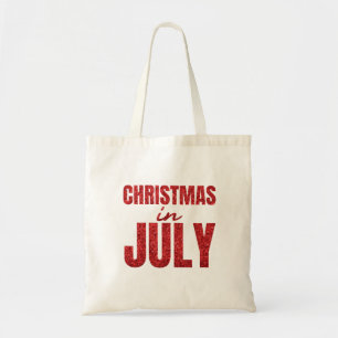 Weihnachten im Juli Flamingo Tragetasche
