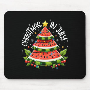 Weihnachten im Juli Frauen Männer Kinder Wassermel Mousepad