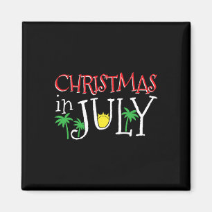 Weihnachten im Juli Frohe Weihnachten Sommer Lusti Magnet