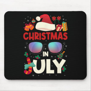 Weihnachten im Juli Frohe Weihnachten Sommer Lusti Mousepad