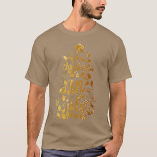 Weihnachten im Juli Gefärbte Krawatte farbenfrohe T-Shirt