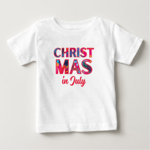 WEIHNACHTEN IM JULI Geschenkanhänger Baby T-shirt