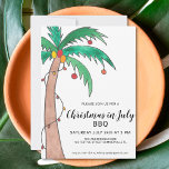 Weihnachten im Juli GRILLEN Palm Tree Einladung<br><div class="desc">Laden Sie Ihre GRILLEN und Freunde zu Weihnachts- und Themensommer mit diesen feierlichen Einladungen ein. Sie sind mit einer Aquarellfarbe aus einer verzierten Palme gestaltet. Passen Sie diese Party Einladungen mit Ihren Daten an, ändern Sie das Wort GRILLEN in Party, wenn Sie möchten. Der gesamte Text ist anpassbar. Weil wir...</div>