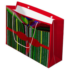 "Weihnachten im Juli" Große, glänzende Geschenktas Große Geschenktüte