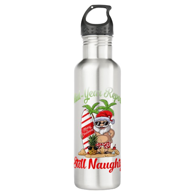 Weihnachten im Juli - Halbjahresbericht immer noch Edelstahlflasche (Vorderseite)