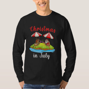 Weihnachten im Juli Halbjahresbericht T-Shirt