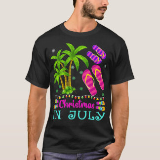 Weihnachten im Juli hässliche Weihnachten Flip Flo T-Shirt