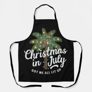 Weihnachten im Juli hat mich total aufgedreht Schürze