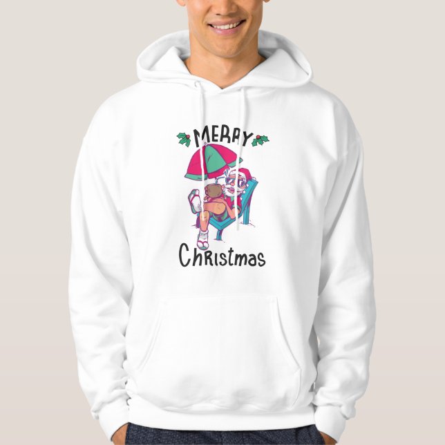 Weihnachten im Juli Hoodie (Vorderseite)