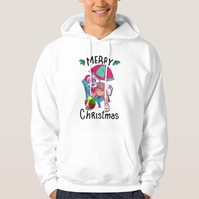 Weihnachten im Juli Hoodie (Vorderseite)