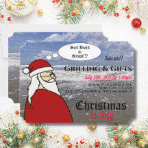 Weihnachten im Juli im Santa Party