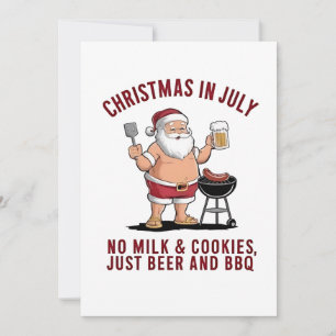 Weihnachten im Juli: Keine Milch, keine Kekse, nur Dankeskarte