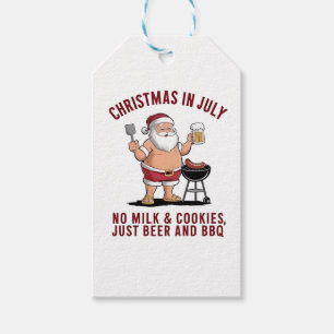 Weihnachten im Juli: Keine Milch, keine Kekse, nur Geschenkanhänger