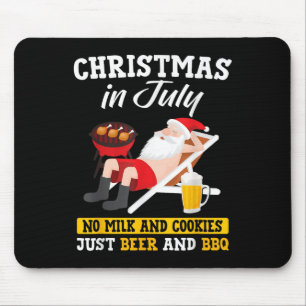 Weihnachten im Juli - Keine Milch und Kekse nur Bi Mousepad