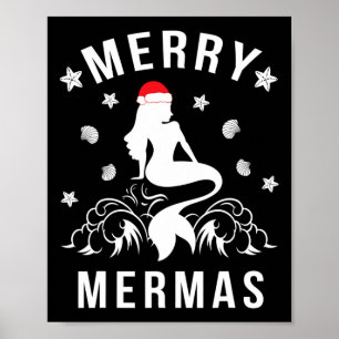 Weihnachten im Juli - Küstenstrand - Fröhliche Mee Poster