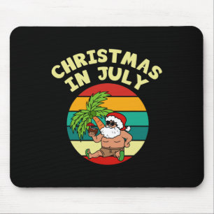 Weihnachten im Juli Lustig Vintage Trinkparty Weih Mousepad