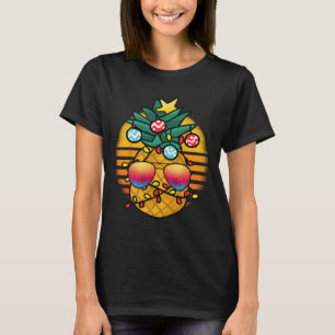 Weihnachten im Juli Lustiger Urlaub Ananas 1 T-Shirt